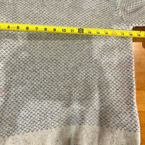 J. Crew Men's Rugged Merino Wool Blend Crewneck Sweater - Gray size Large - Picture 3 of 4